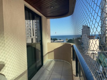 Apartamento com vista mar, 03 quartos em Meia Prai