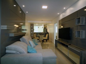 Apartamento Vista Mar, 03 Suites, 02 Vagas, Meia P