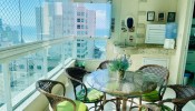 Apartamento a 100 metros do mar, 03 suites, 02 vag