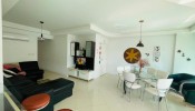 Apartamento a 100 metros do mar, 03 suites, 02 vag