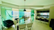 Apartamento a 100 metros do mar, 03 suites, 02 vag
