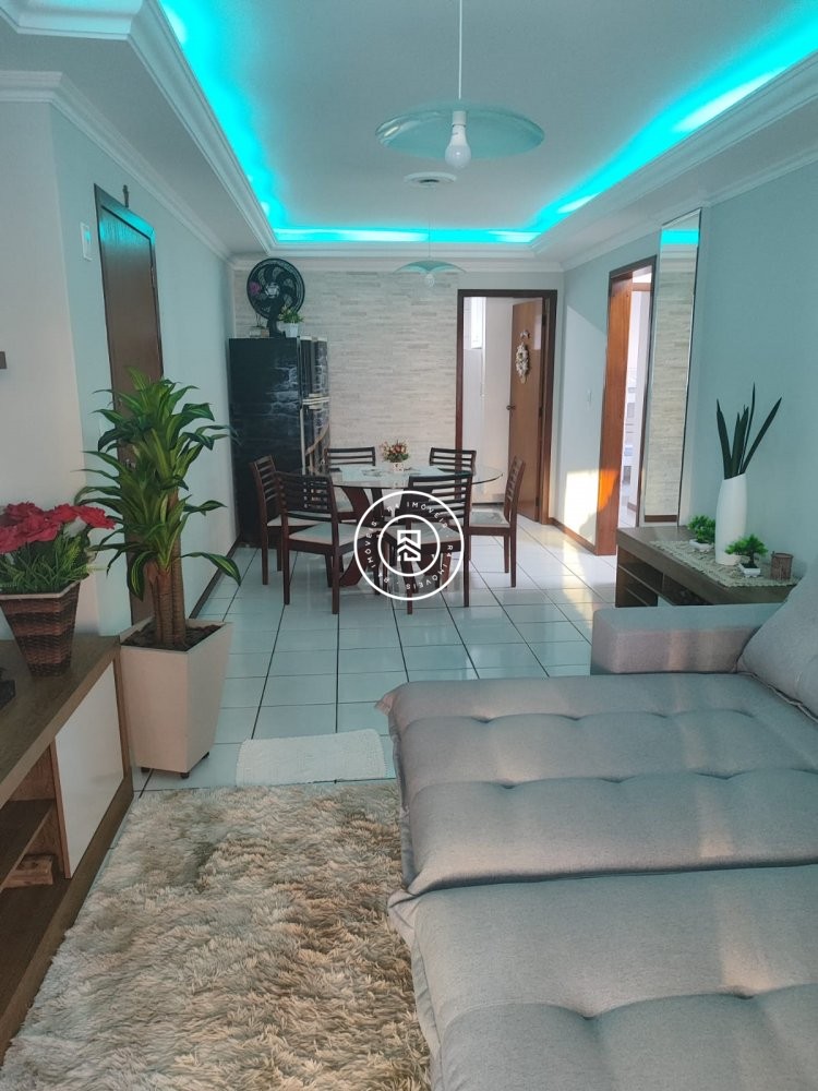 Apartamento com vista mar, 03 quartos em Meia Prai