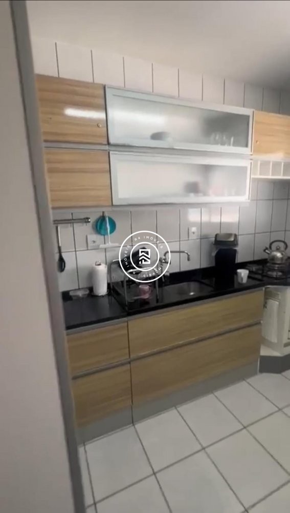 Apartamento com vista mar, 03 quartos em Meia Prai